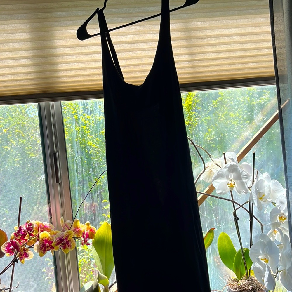 Long black maxi dress